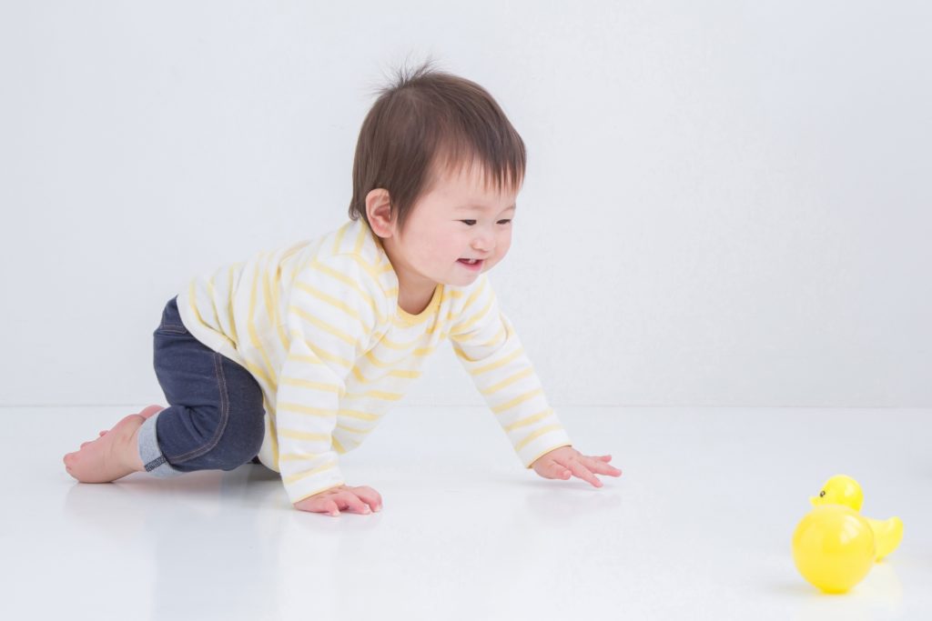 ハイハイをする赤ちゃん|ハイハイは脳と身体の、健康の土台をつくる